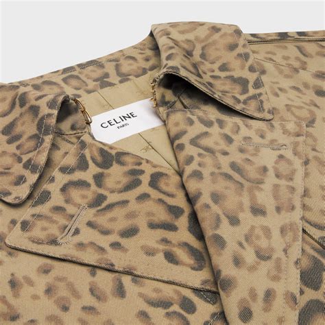 celine tailcoat leopard|VIVIENNE TRENCH COAT IN COTTON GABARDINE .